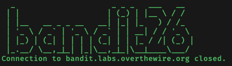 ASCII art for bandit26 not present in other stages