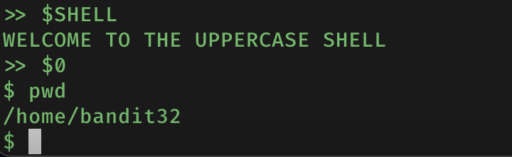 Escaping uppershell and obtaining a shell