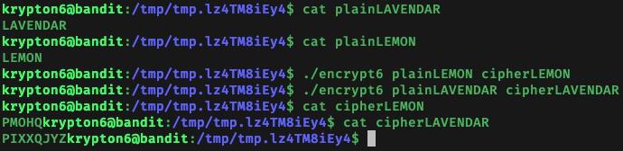 testing independence of first character in encryption