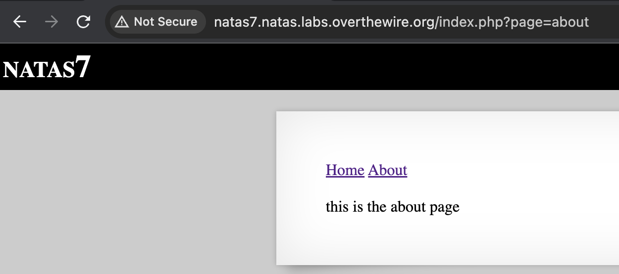 URL structure for different subpages